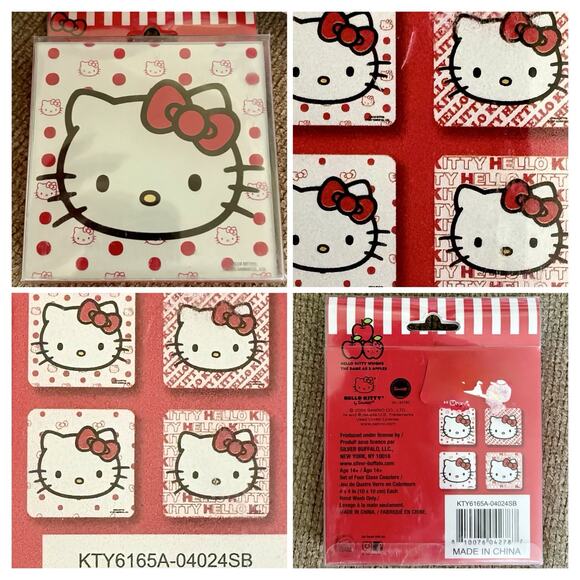 HELLO KITTY XMAS DECOR Snowman Mug Gingerbread Hand Towels Candy Cane Bowls Soap - Picture 15 of 16